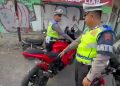 Antisipasi Kericuhan, Kasatlantas Kudus Gelar Penindakan