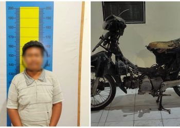 Pelaku Pencurian Motor Dibekuk Polisi