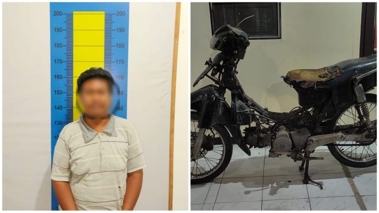 Pelaku Pencurian Motor Dibekuk Polisi