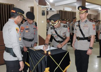 Kapolres Banjar Gelar Sertijab Pejabat Baru