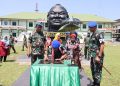 Kunker ke Kalbar, Wadanpuspomad Peresmian Patung Gajah Mada