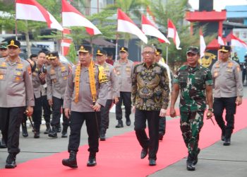 Awal Kunker, Kapolri Cek Lokasi Pembangunan Asrama Satbrimob