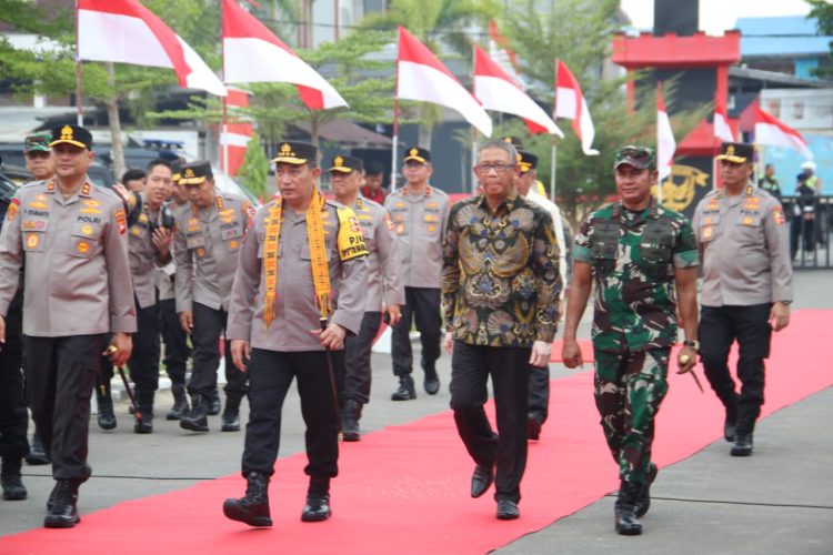 Awal Kunker, Kapolri Cek Lokasi Pembangunan Asrama Satbrimob