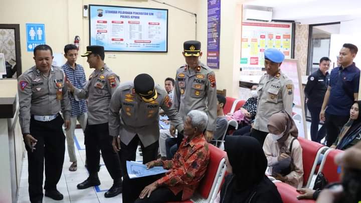 Sudah Maksimal, Kapolres Jepara Cek Pelayanan Publik