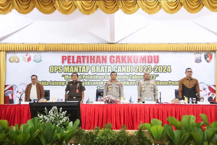 Kapolda Jateng Beri Penekanan Terkait Penegakan Hukum Tindak Pidana Pemilu