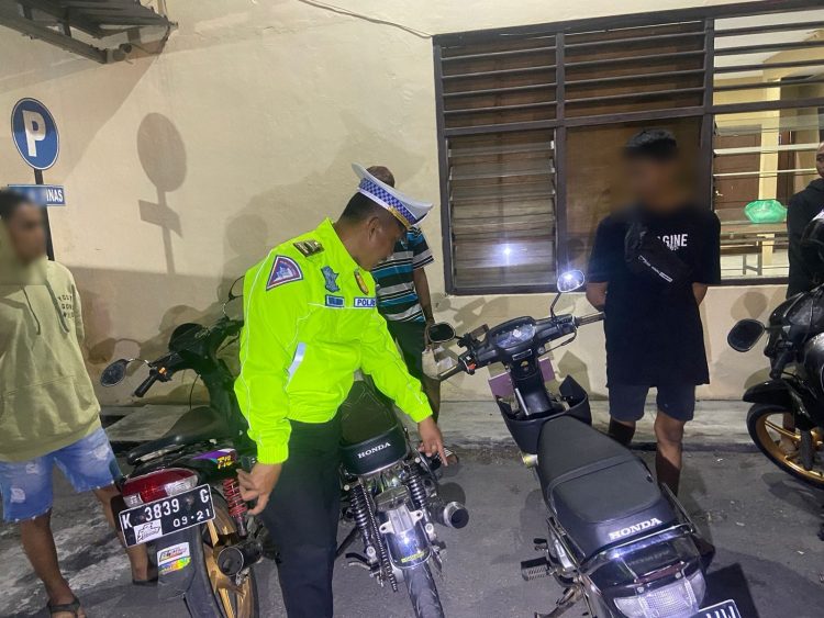 Antisipasi Kejahatan Jalanan, Satlantas Polresta Pati Tindak Dua Pelaku