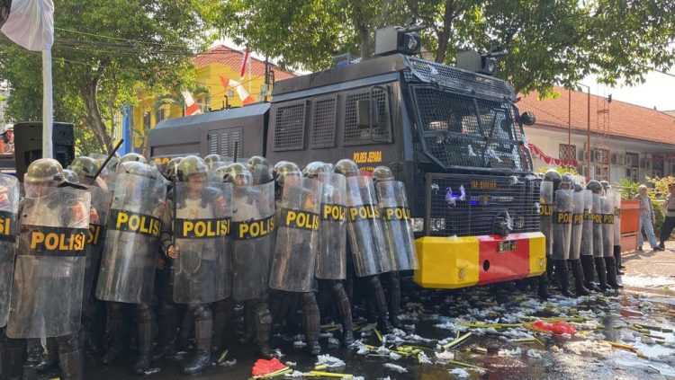 Antisipasi Kerawanan, Kapolres Jepara Gelar Latihan dan Simulasi Sispamkota