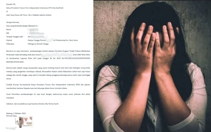 Ibu Korban Dugaan Pemerkosaan Mengadu ke Ketua Presidium FPII