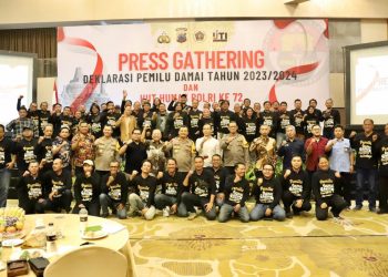 Kapolda Jateng Mengajak Seluruh Insan Pers di Jawa Tengah Deklarasi Pemilu Damai