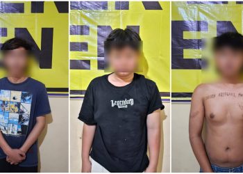Tiga Orang Bawa Celurit, Polisi Berhasil Tangkap