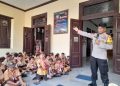 Antusias Anak Usia Dini, Polsek Juwana Berikan Latihan