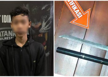 Razia Balap Liar, Remaja Membawa Senjata Tajam Dibekuk Polisi