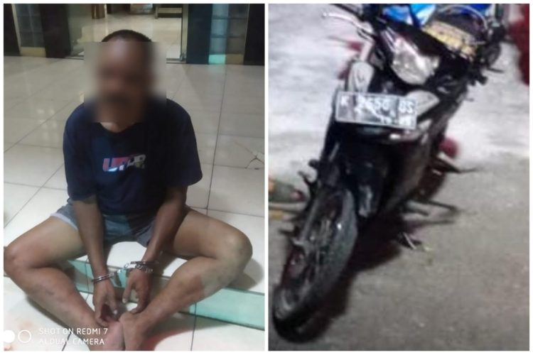 Nyaris Diamuk Massa, Pelaku Curanmor Dibekuk Polisi