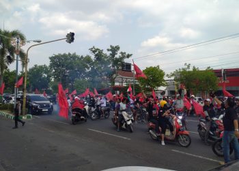 Ketum PSI Hadir ke Pati, Ratusan Simpatisan PDI Perjuangan Aksi Geber -Geber
