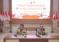 Akhir Tahun 2023, Polres Banjar Gelar Press Conference