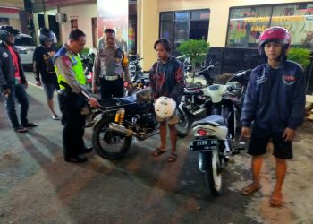 Satlantas Polresta Pati Menindak 54 Pelanggar Knalpot Brong