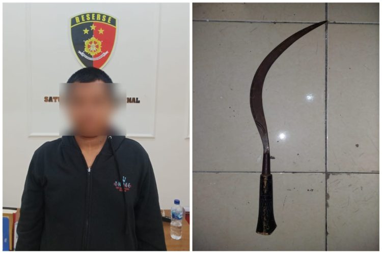 Bawa Sajam !!! Polisi Bekuk Seorang Remaja