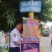 Dishub Pati Tertibkan Banner Terpasang di Rambu Lalu Lintas