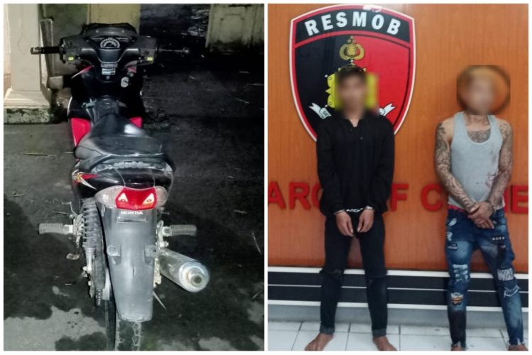 Dua Pelaku Curanmor Dibekuk Polisi