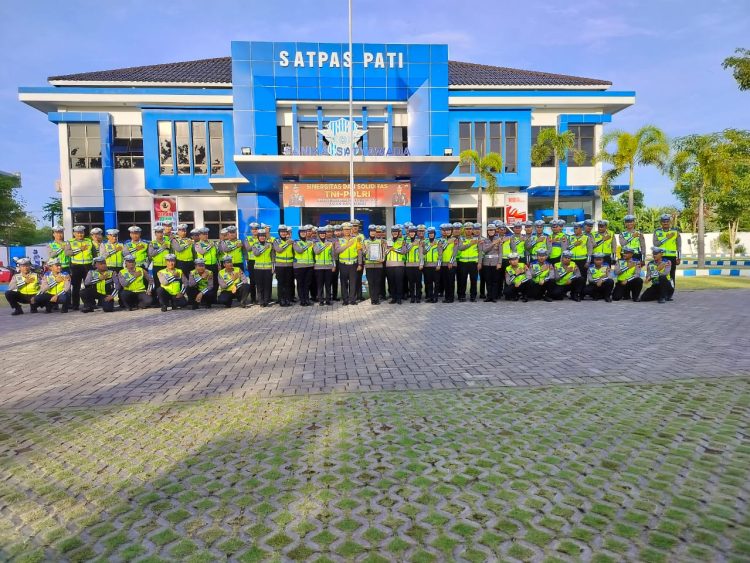 Gelar Apel !!! Kompol Asfauri : Persiapan Deklarasi “PATI ZERO KNALPOT BRONG”