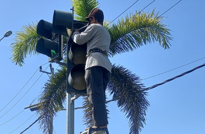 Komitmen !!! Dishub Pati Optimalkan Pemeliharaan Perlengkapan Jalan