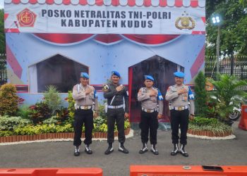 Pemilu 2024, Polres Kudus Dirikan Posko Netralitas TNI-Polri