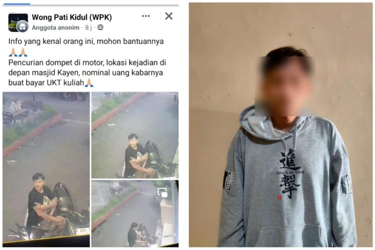 Aksinya Terekam CCTV Viral, Kini Tersangka Curanmor dan Dompet di Bekuk Polisi