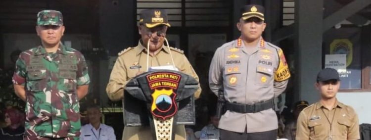 Pengaman TPS Pemilu 2024, Pj Bupati dan Kapolresta Pati Berikan Pengarahan