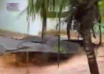 Kali Guna Meluap, Pemukiman Warga Terdampak Banjir