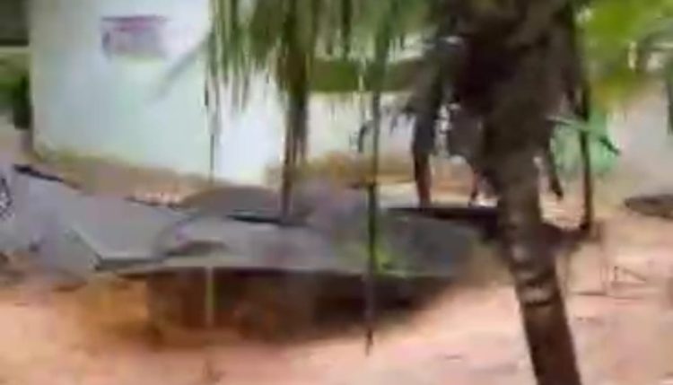 Kali Guna Meluap, Pemukiman Warga Terdampak Banjir