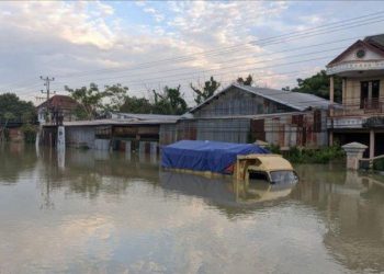 Jebolnya Tanggul, Kudus – Demak Macet Total