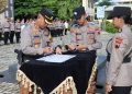 Kapolresta Pati Gelar Sertijab Kabag SDM dan Kasat Binmas