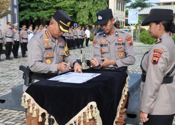 Kapolresta Pati Gelar Sertijab Kabag SDM dan Kasat Binmas