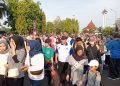 Alun – Alun Simpang 7 di Padati Masyarakat, Ternyata Meriahkan Hari Buruh Internasional