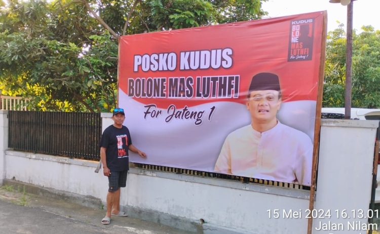 Maju Pilgub Jateng, Baliho Irjen Pol. Ahmad Luthfi Ramaikan di Kudus