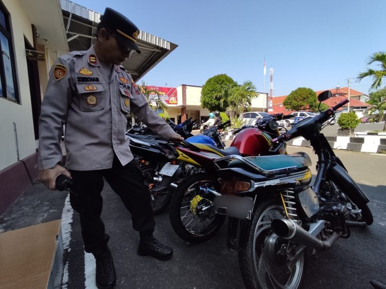 25 Sepeda Motor di Amankan Polisi, Ternyata Brong