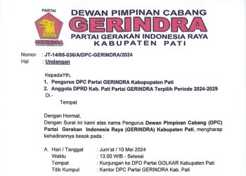 DPD Partai Golkar Tolak Partai Gerindra Pati Berkunjung, Kenapa Ya ???