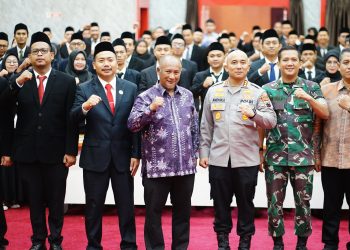 63 Panwaslu Dilantik, Pj Bupati Singgung Soal Potensi Gesekan