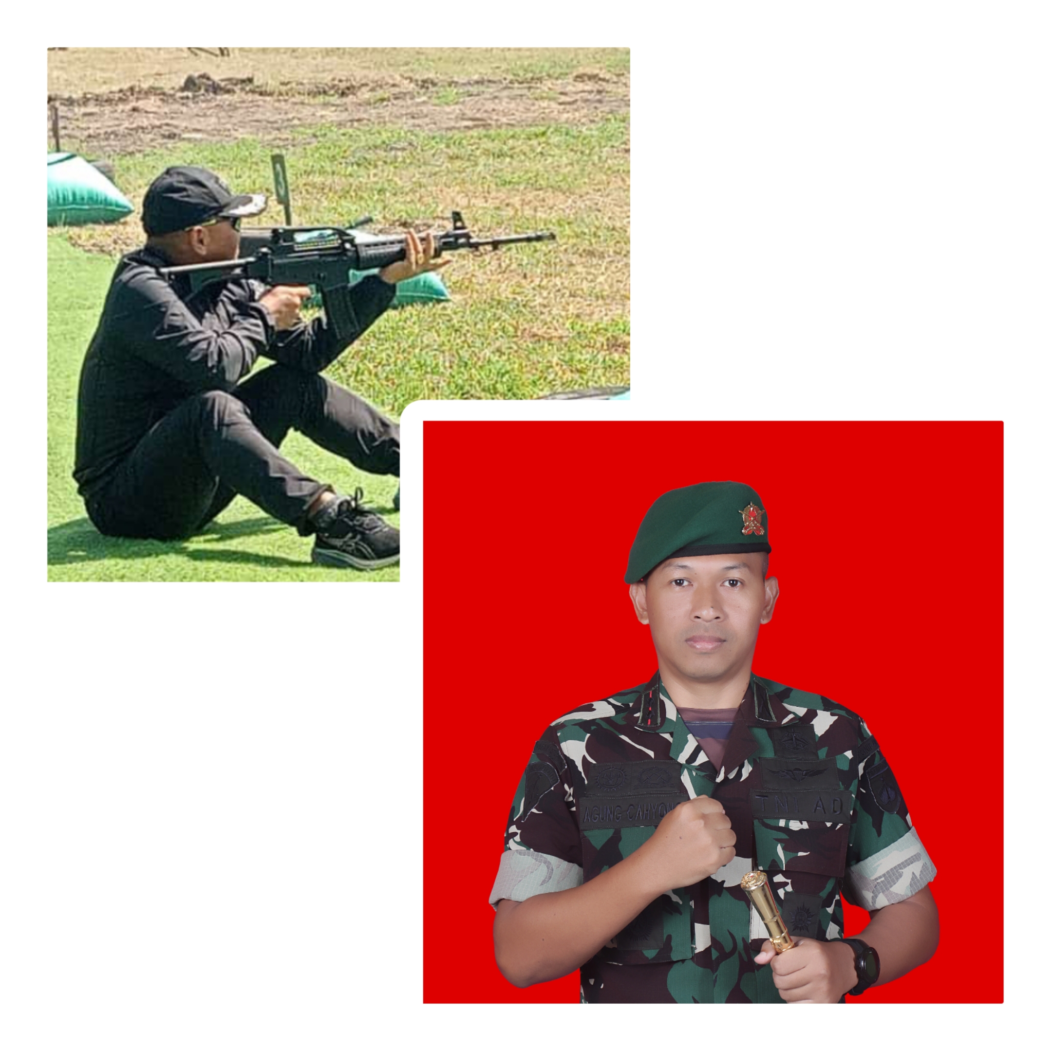 Sinergitas Bersama !! TNI dan Awak Media Latihan Menembak