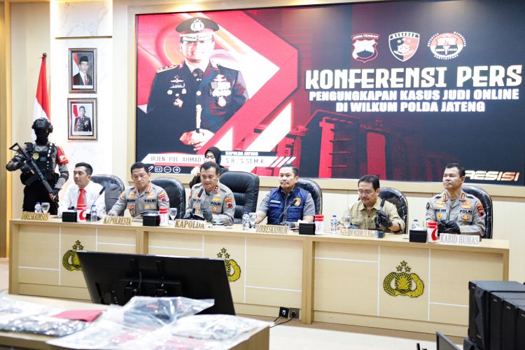 Judi Online di Brantas Total, Kapolda Jateng : Tidak Ada Toleransi Lagi