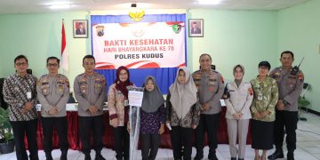 Hari Bhayangakara ke 78, Polres Kudus Gelar Aksi Sosial