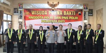 Pengabdian di Polri Berakhir, Kini 19 Personil Purna Tugas