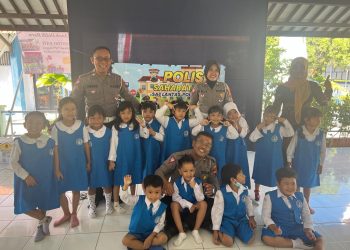 Ops Patuh Candi 2024, Polisi Sambangi Murid TK Pertiwi Pati