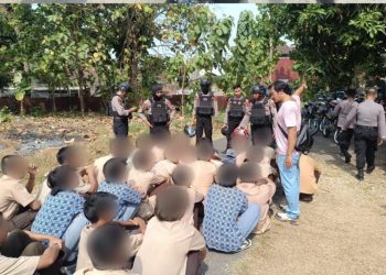 Gerak Cepat! Polisi Meringkus 30 Pelajar Pesta Miras