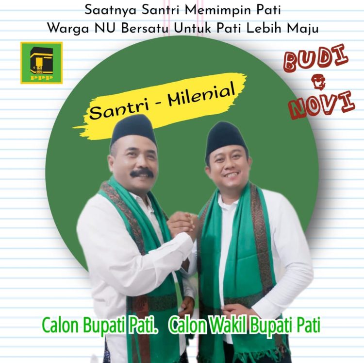 Resmi Mendaftar di KPU, Kini PAN dan PPP Munculkan Budiyono dan Novi Maju di Pilkada Pati