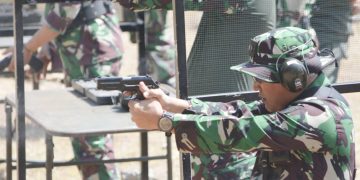 Hut ke 63 Korem Makutarama! Dandim Pati Sabet Juara Lomba Menembak Pistol