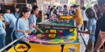 Siswa SD Kanisius di Kenalkan Batik Lokal Pati