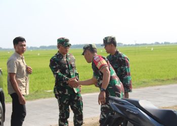 Proyek TMMD di Karangrowo, Dandim Pati Pastikan Pekerjaan Sesuai Rencana