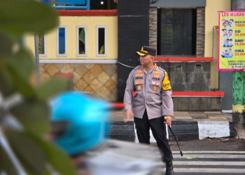 Strong Point Lalu Lintas, Kapolresta Pati Pantau Langsung