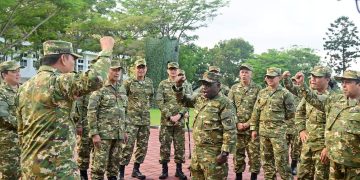 Kabinet Merah Putih Latihan Baris – Berbaris, Bentuk Kedisiplinan